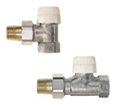 Кран термостатичний Honeywell 1/2'' різьба верхній кут (kvs=0,51 м.куб.)