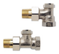 Кран запірний Honeywell 3/4'' різьба нижній кут