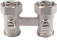 H-блок для радіаторів прямий Honeywell (G3/4A, Kvs=3.5м3/г)