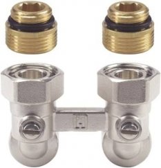 H-блок для радіаторів кутовий Honeywell(G1/2A, Kvs=1.8 м3/ч)