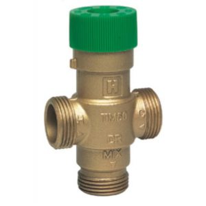 Клапан терморегулирующий змішувальний Honeywell, PN10. Tmax 90  °C. Діапазон налаштувань температур 30-60 °С,