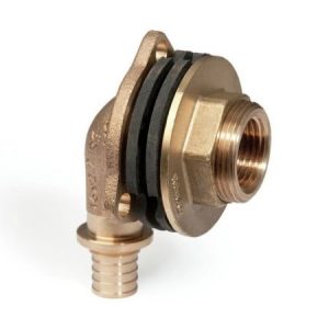 Кутник настінний REHAU RAUTITAN RX+ для ДСП, короткий 16 - Rp 1/2 x 28