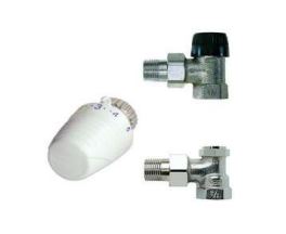 Комплект Honeywell для радіаторів кутовий 1/2'' (Термоголовка+Подача+Зворотка) 1/2''