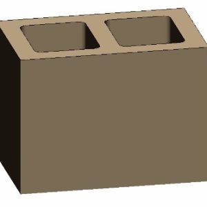 Виріб-блок вентиляційний 400х250х330 (К2)